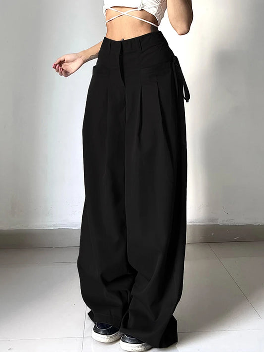 Cozy Wide Leg High Waist Pants
