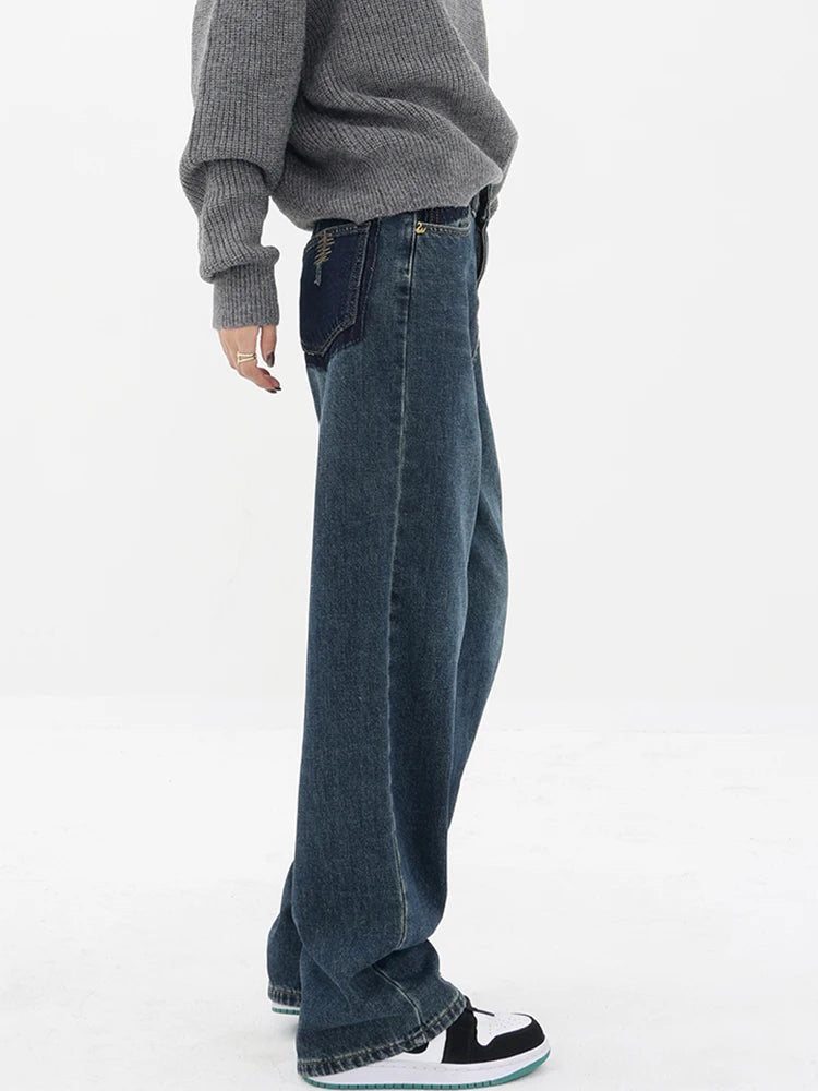 Vintage High-Waist Leg Jeans