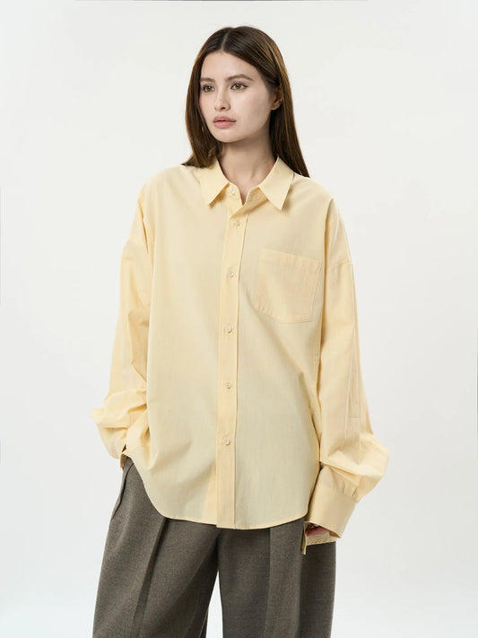 Stylish Casual Loose Collar Long Shirt