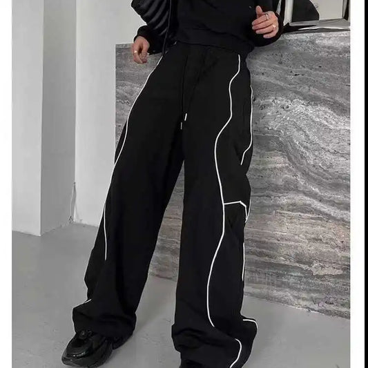 Striped Wide Leg Pants Spring