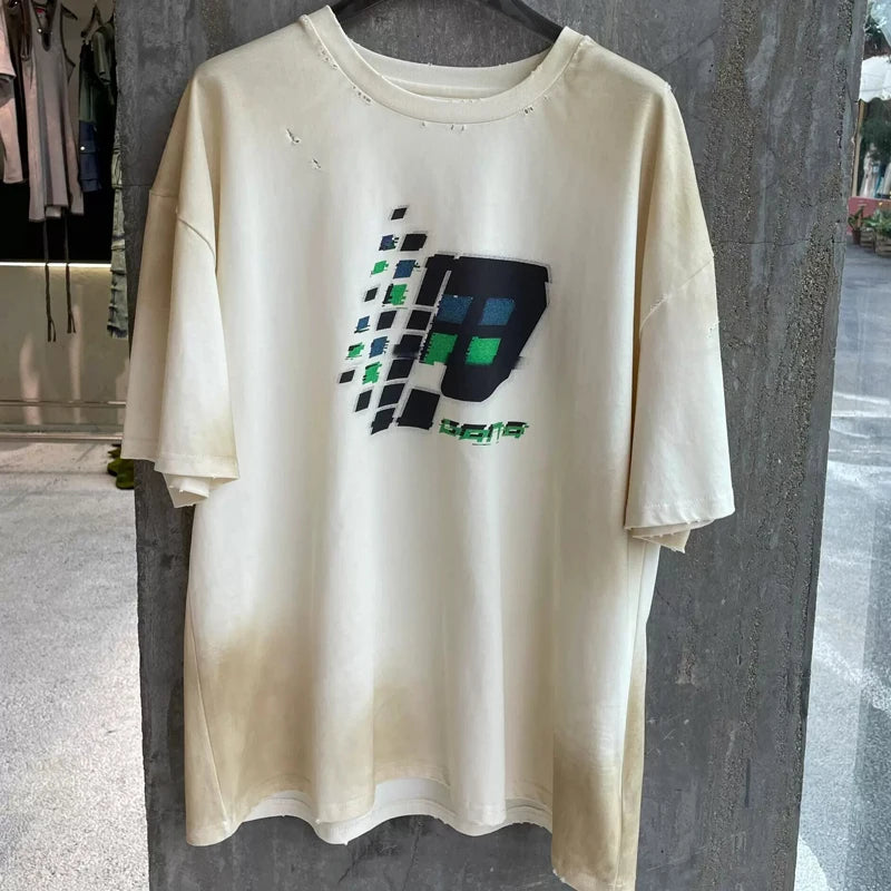 High Quality Patchwork Long Sleeve T-Shirt