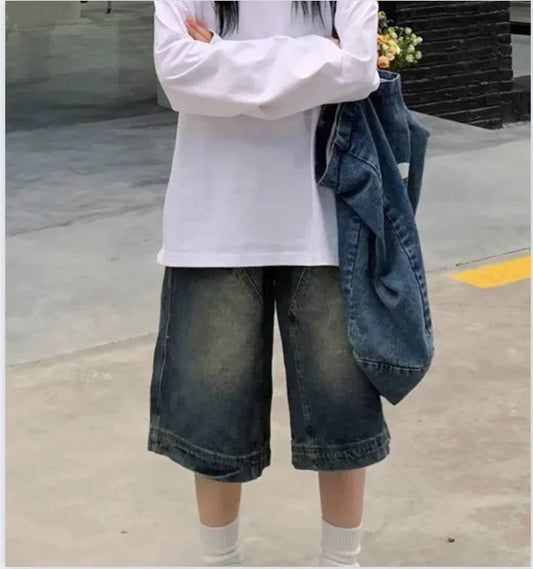 Baggy Vintage Denim Shorts