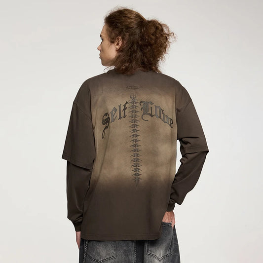 Inflation 3D Puff Printed Layered T-Shirt