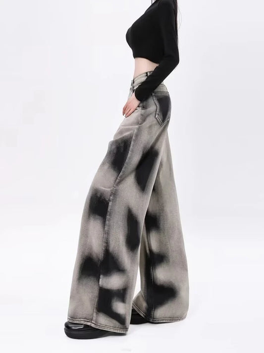 Stylish Vintage Tie Dye Jeans