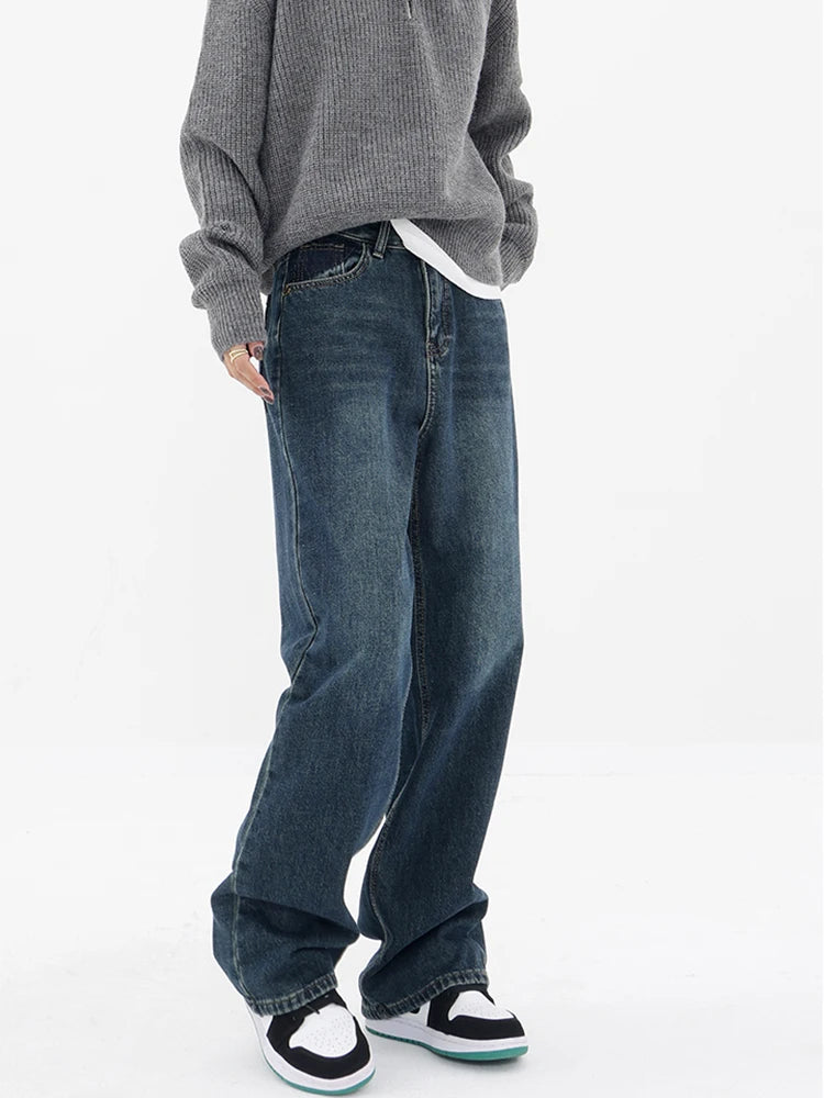 Vintage High-Waist Leg Jeans