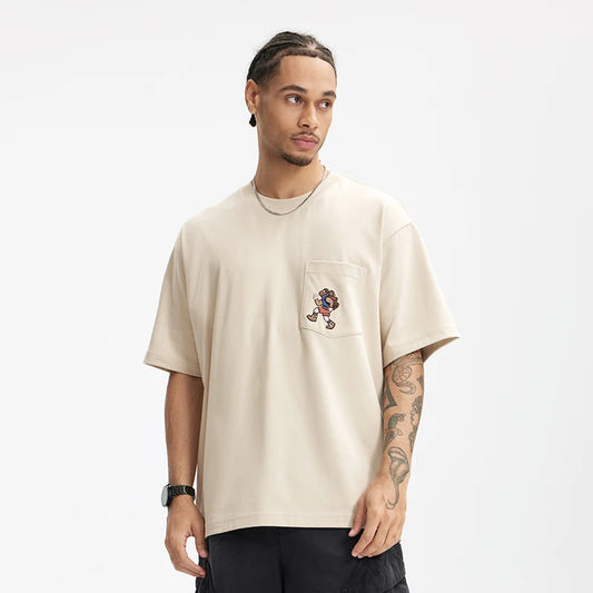 Cool Touch Quick Dry Embroidered T-Shirt