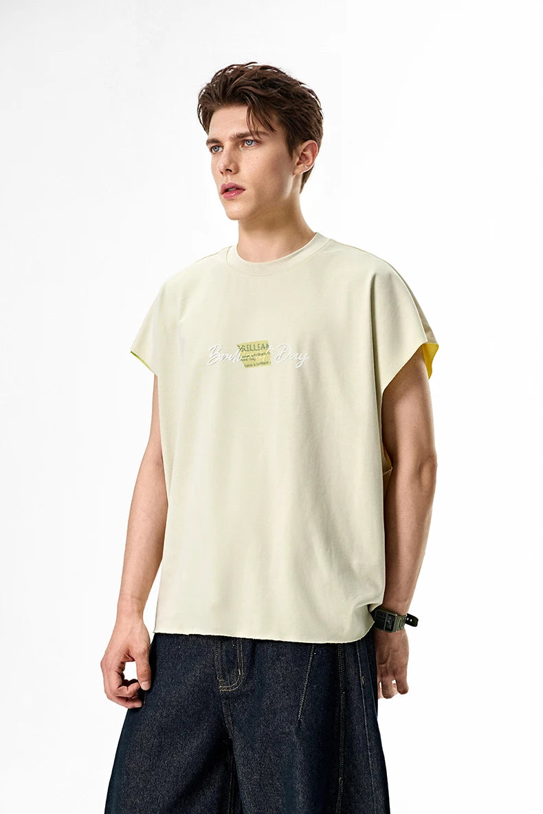 Cooling Dual Tone Tank Sleeveless T-Shirt