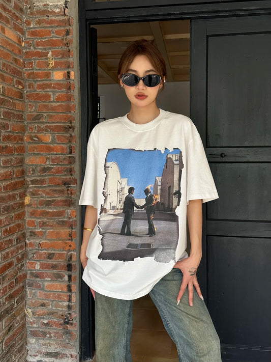 Pink Rock Band High Quality T-Shirt