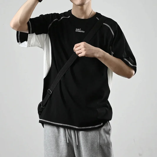 Stylish Patchwork Summer T-Shirt