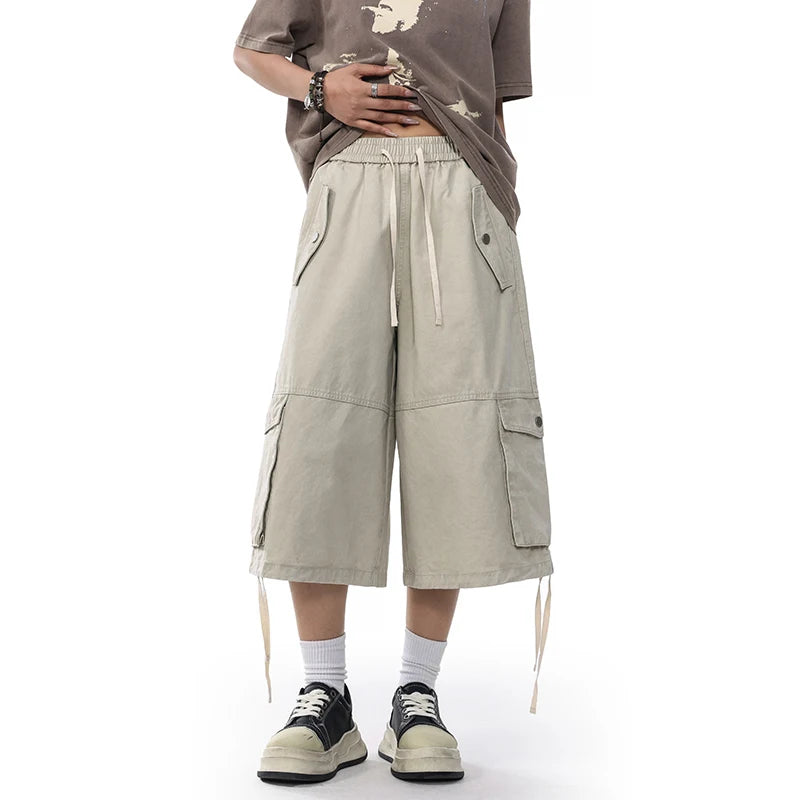 Loose Wide Leg Cargo Pants