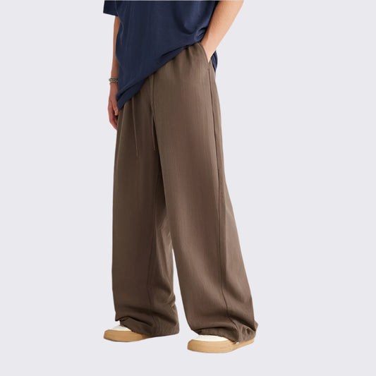 Breathable Wide Leg Linen Pants