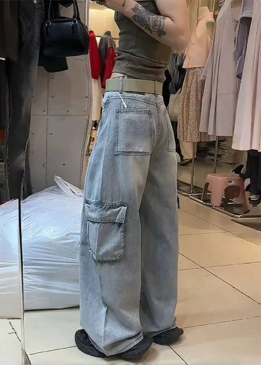 Vintage High Waisted Wide Leg Jeans