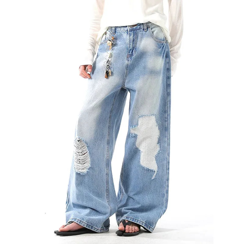 Vintage High Waist Blue Denim Jeans