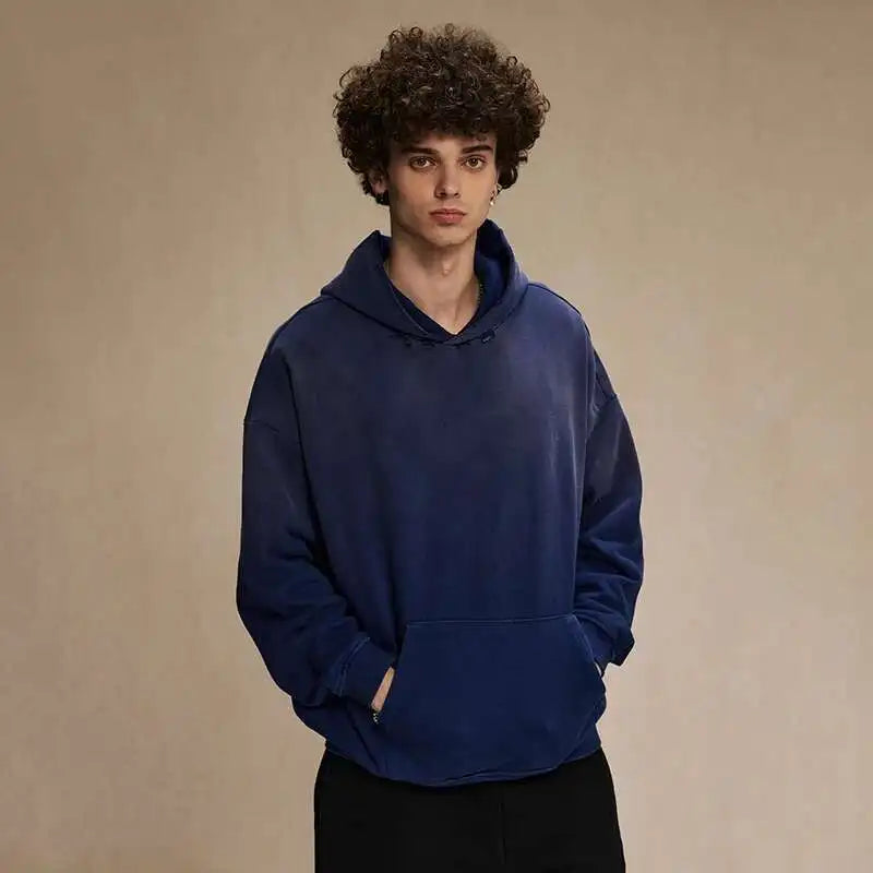 American Style Gradient Pullover Hoodies