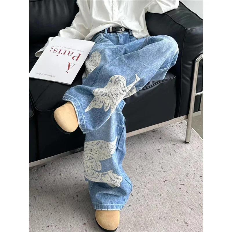 Vintage High Waist Palazzo Style Jeans