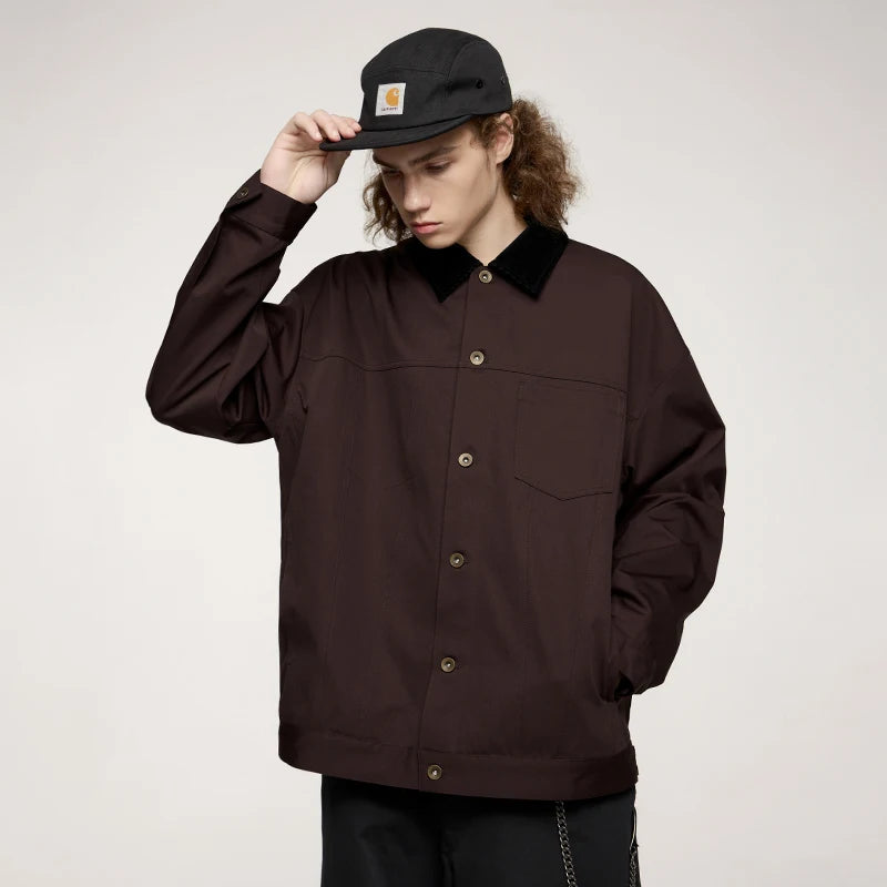 Durable Detroit Cargo Jacket with Corduroy