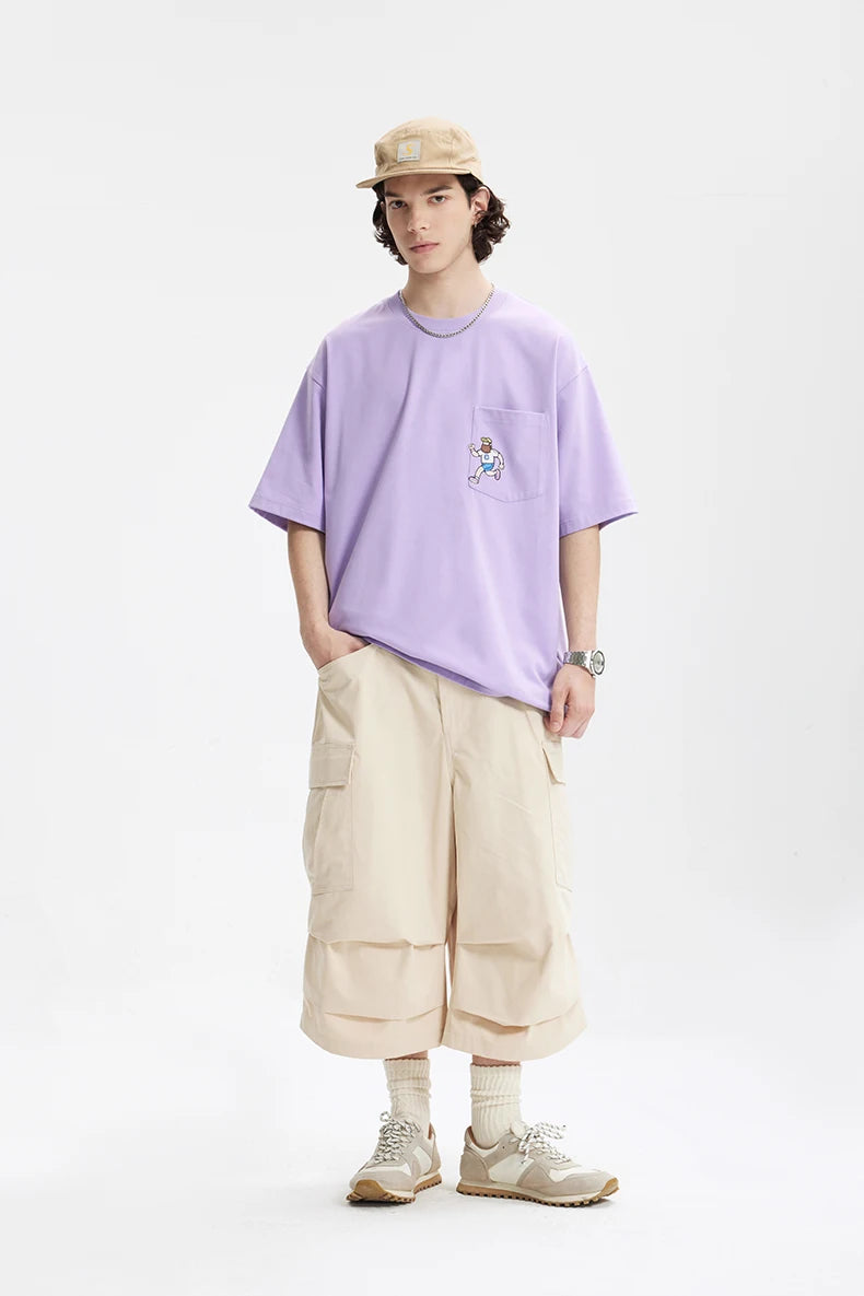 Cool Touch Quick Dry Embroidered T-Shirt