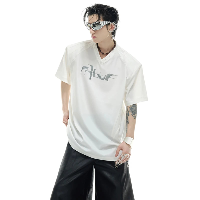 High Quality Original V-Neck Short T-Shirt