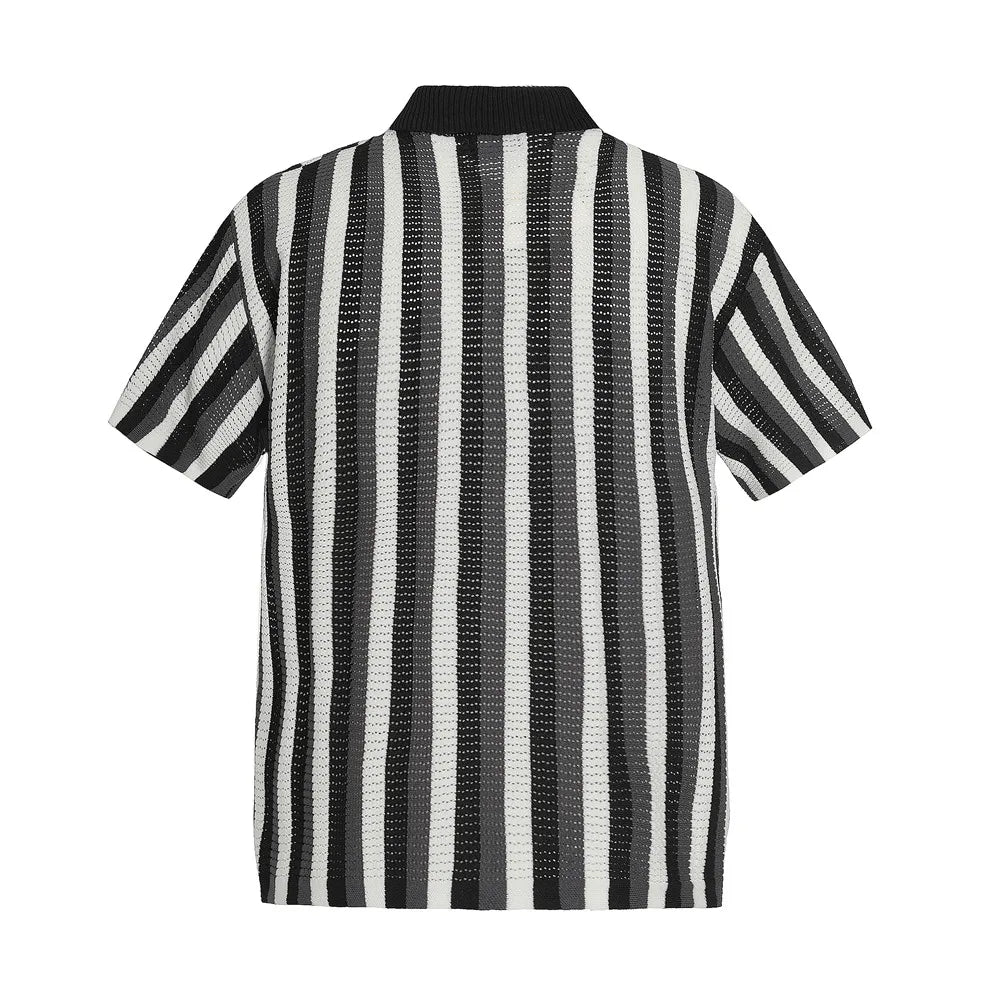 Striped Knitted Cardigan Summer Loose