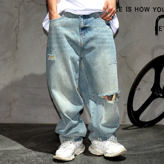 High Quality Ripped Baggy Denim Jeans