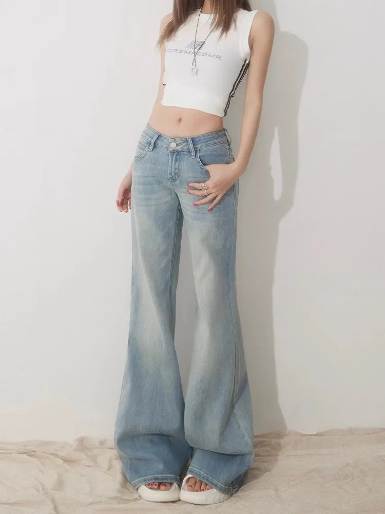 High Slim Fit Flared Jeans