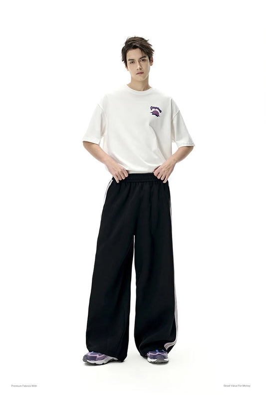 Colorblock Wide Leg Pants