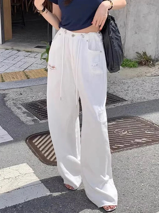 Vintage High Waist Loose Jeans