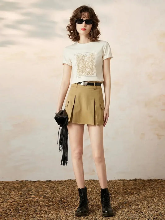 Vibrant Print Women T-Shirt