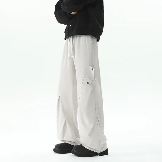 Vintage Grey Baggy Y2K Joggers Pants