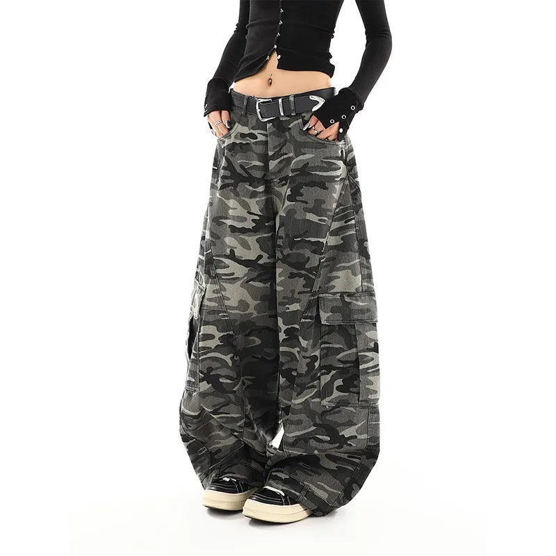 Vintage High Waisted Khaki Denim Jeans