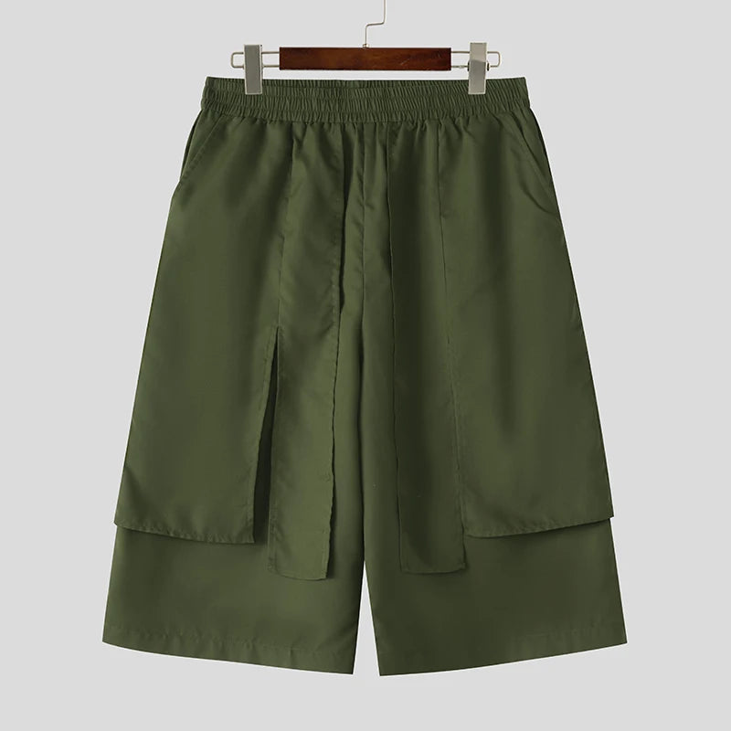 Stylish Korean Loose Fit Cropped Shorts