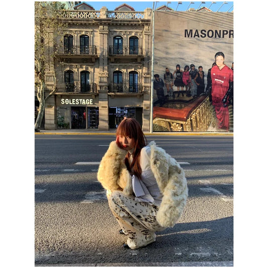 Contrasting Colors High Waist Y2K Jeans