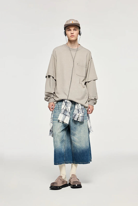 Minimalist Oversized Long Sleeve T-Shirt