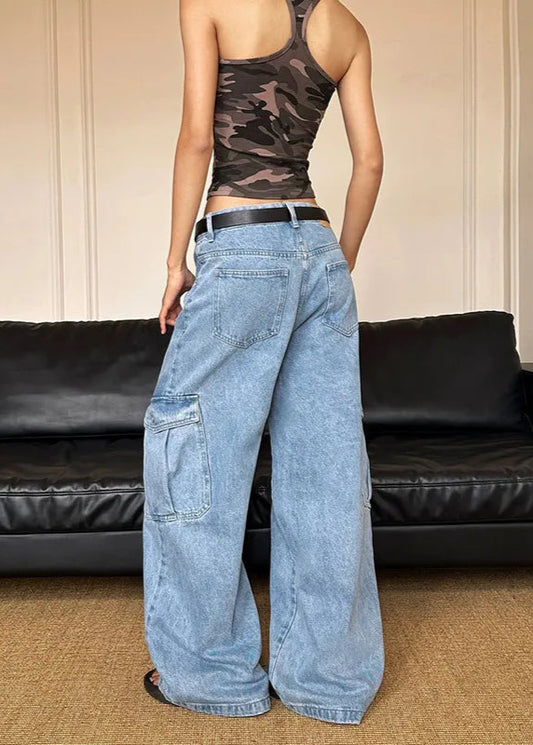 Vintage Baggy Low Rise Boyfriend Jeans