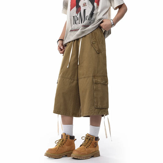 Loose Wide Leg Cargo Pants