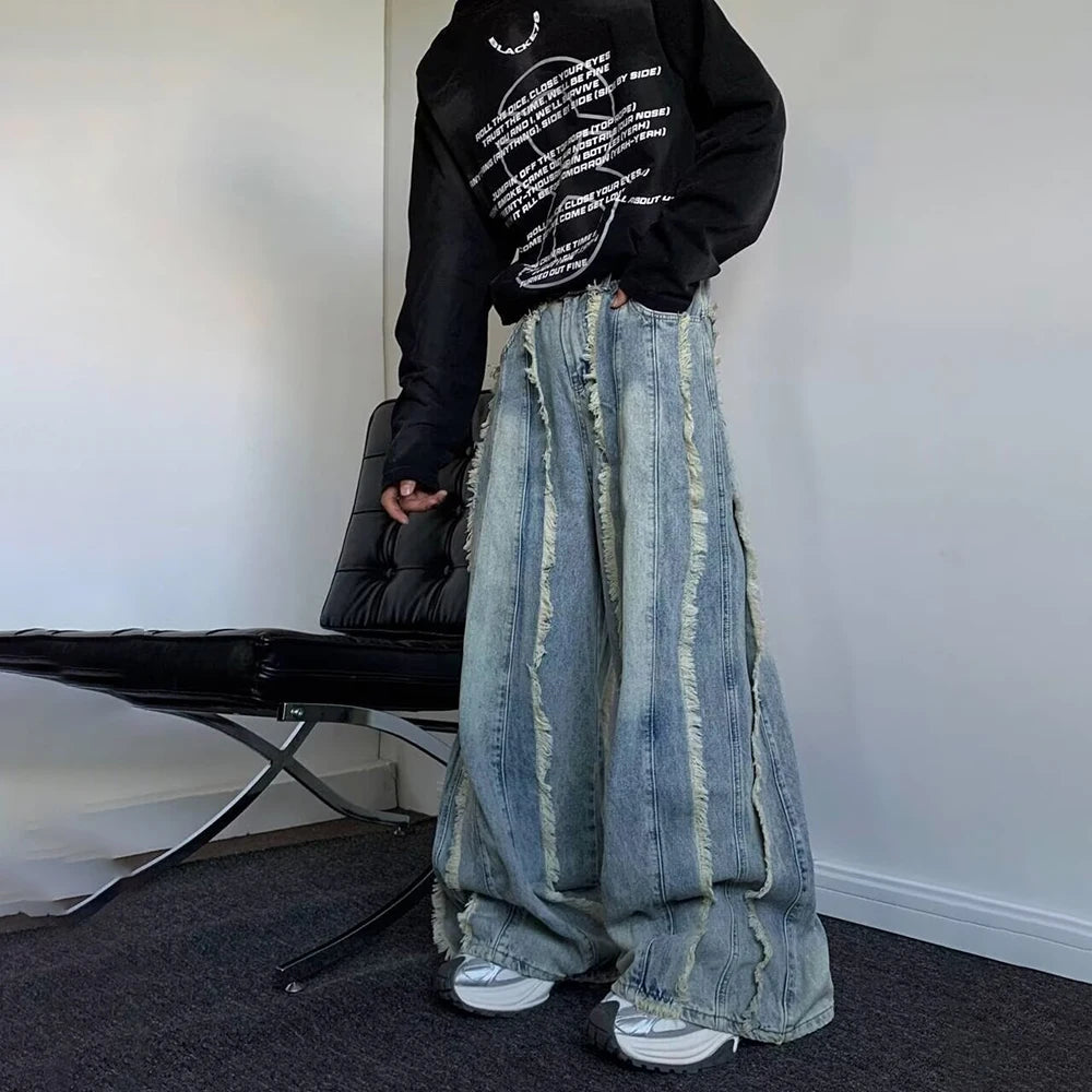 Vintage Hawaiian Denim Wide Leg Jeans