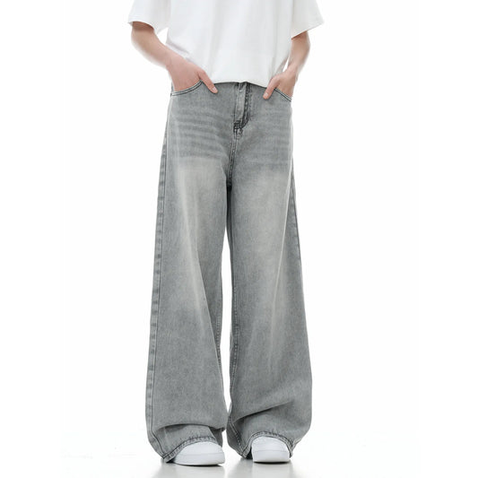 Loose Fit Denim Wide Leg Jeans