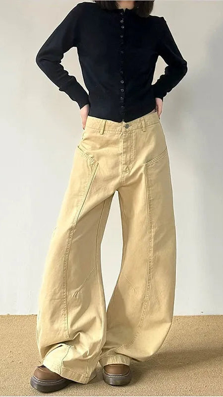 Classic High Waist Wide Leg Jeans