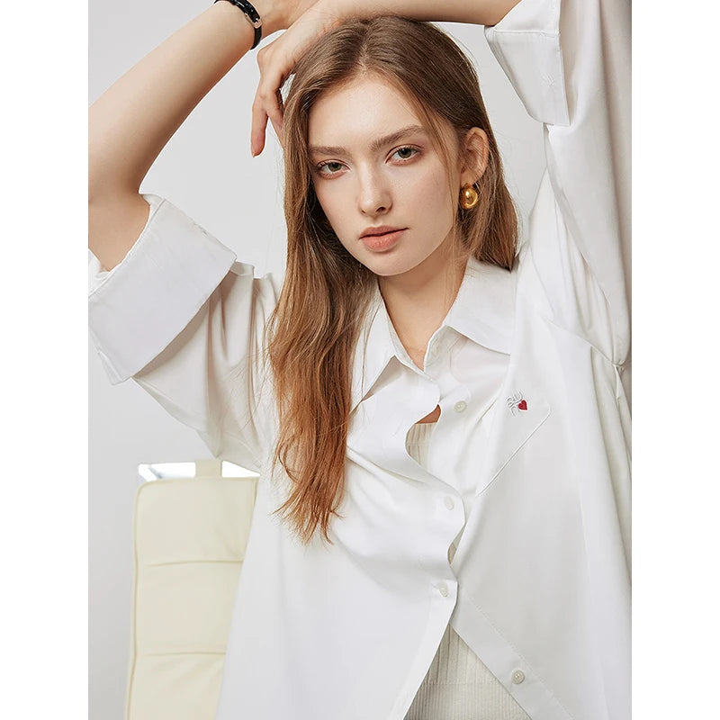 Versatile Twist Design Blouse Shirt