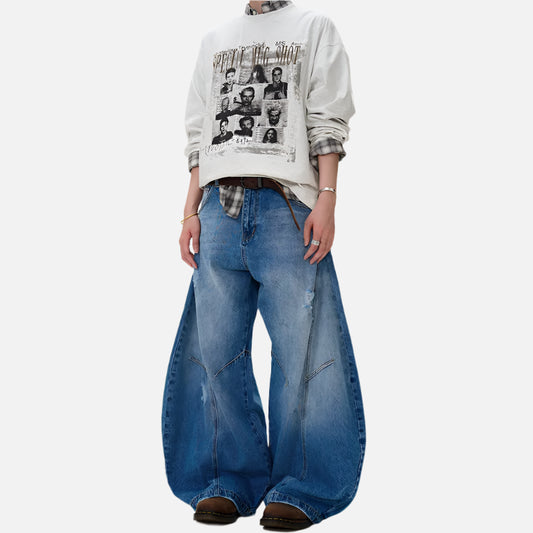 Vintage High Waisted Spring Jeans