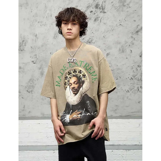 Extreme Graphic Rap Character Short T-Shirt