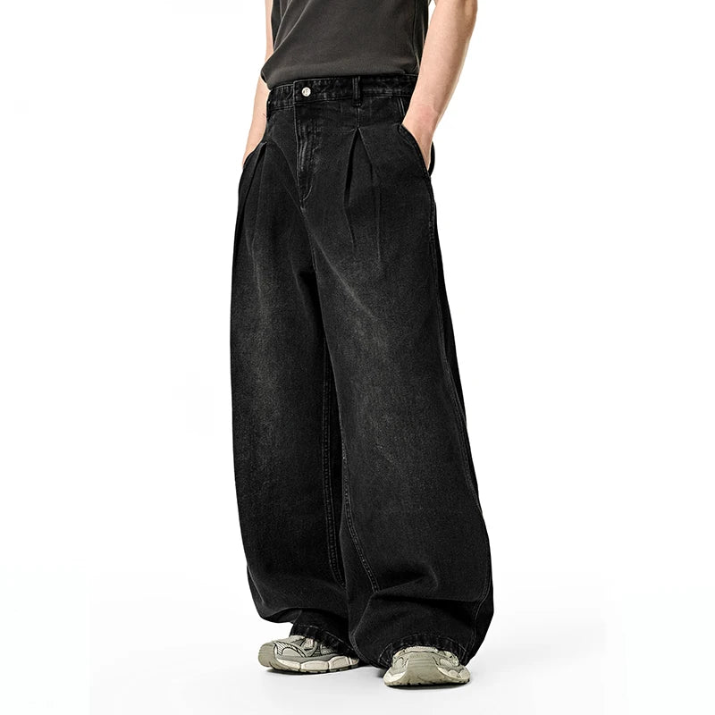 Vintage Loose Fit American Wide Jeans