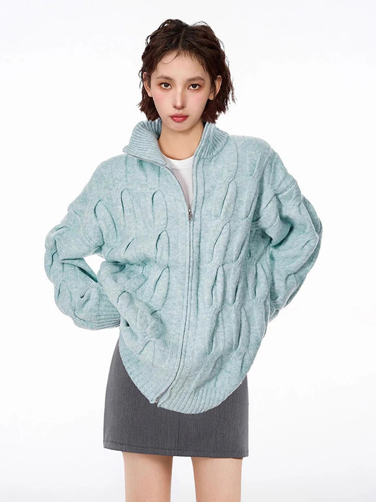 Cozy Knit Sweater Coat Women's Sweater