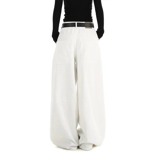 High Waist Wide Leg Mom Jeans