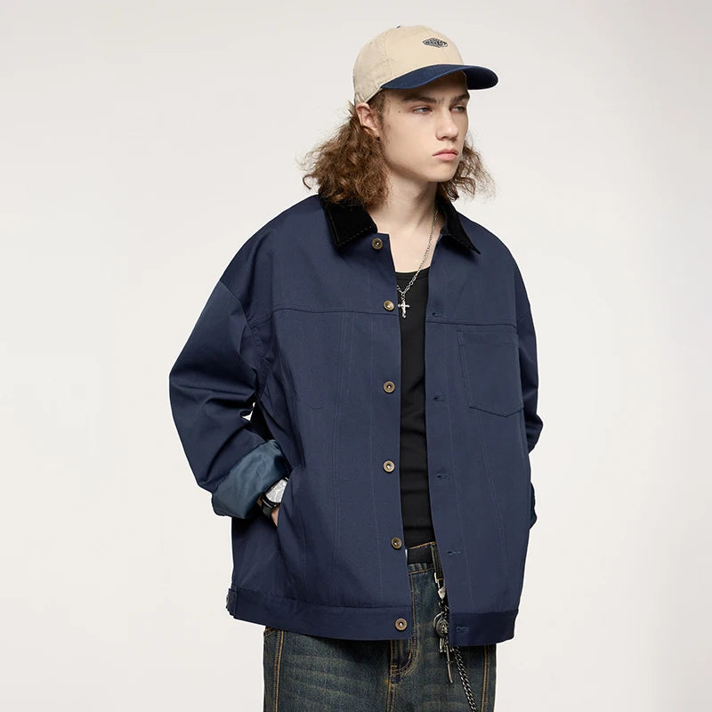 Durable Detroit Cargo Jacket with Corduroy