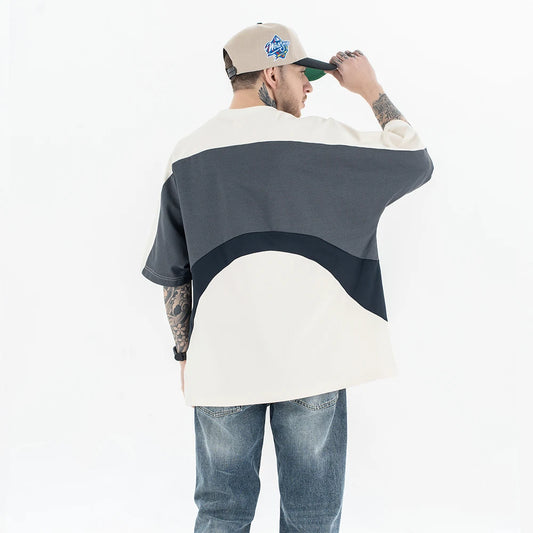 Vintage American Patchwork Oversized T-Shirt