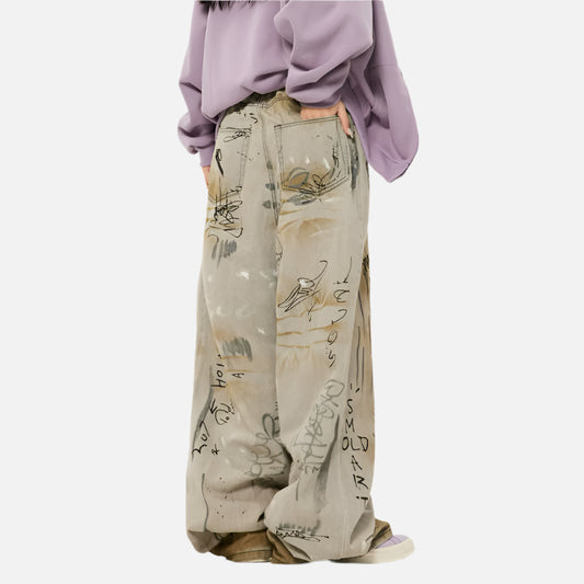 Vintage Aesthetic Oversize Baggy Cowboy Jeans