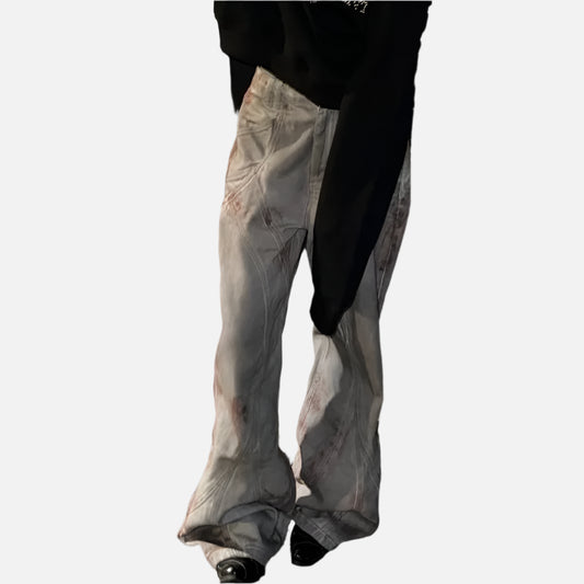 Vintage High Waist Grey Denim Jeans