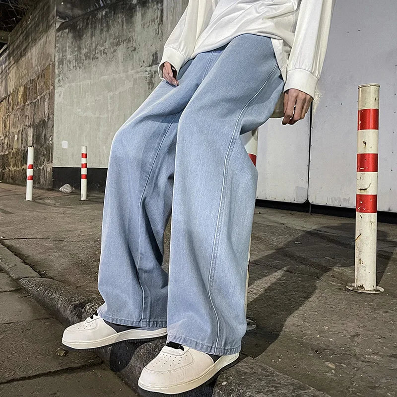 High Street Korean Style Loose Jeans