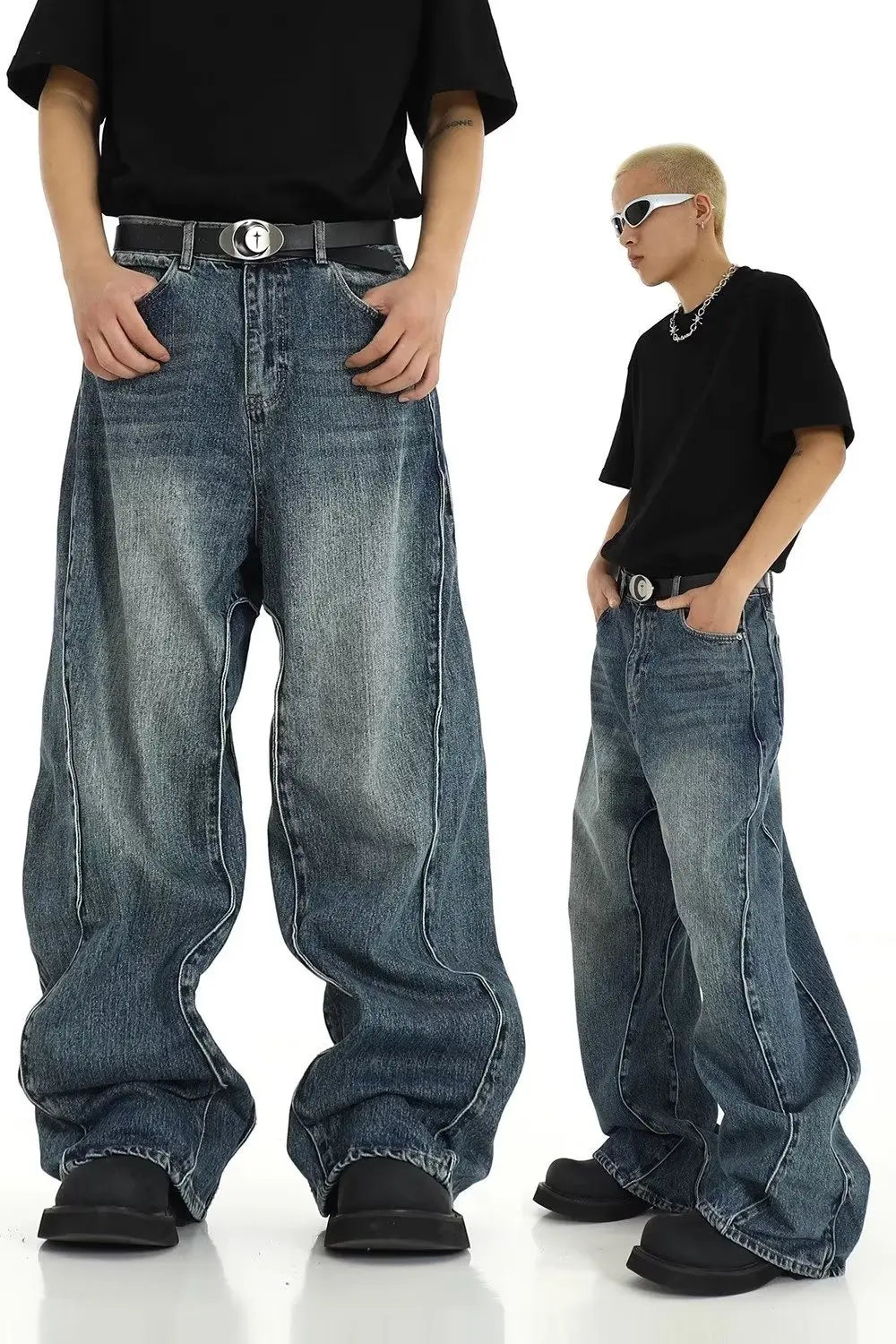 High Quality Trendy Wide Leg Jeans